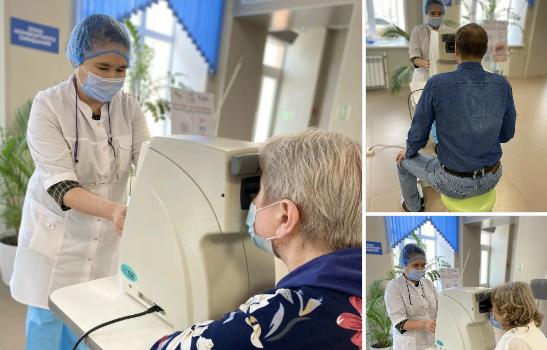 В минувшую субботу в нашу поликлинику №6 на измерение внутриглазного давления пришли 50 человек